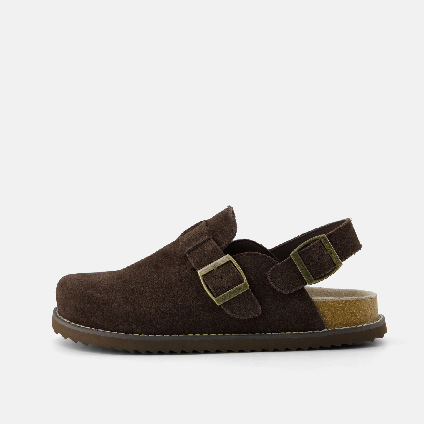 Brooklyn Suede Slingback Clogs