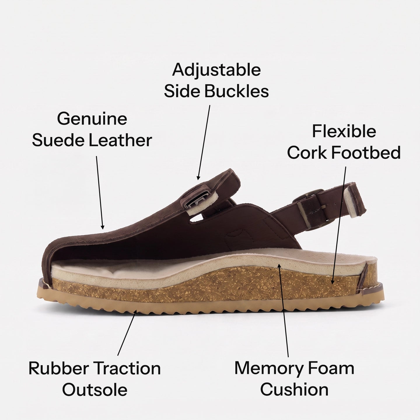 Brooklyn Suede Slingback Clogs