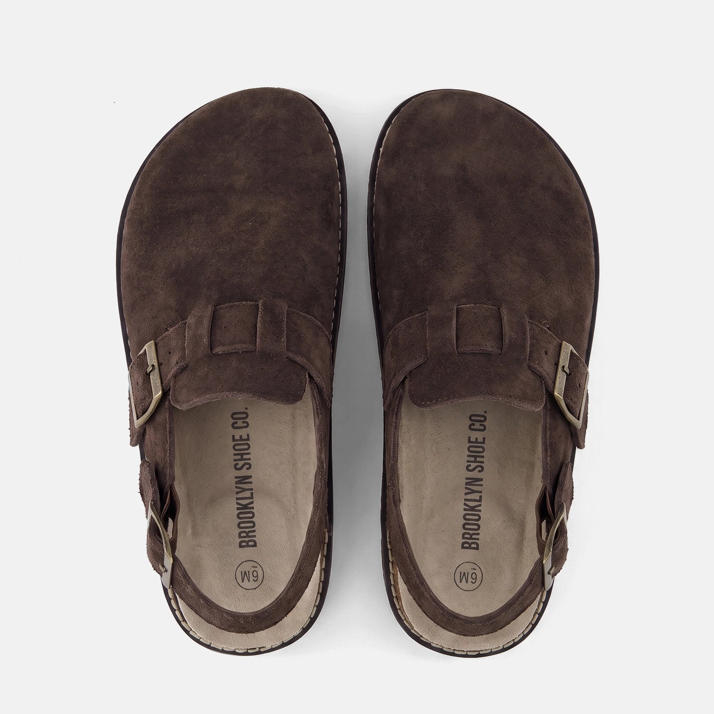 Brooklyn Suede Slingback Clogs
