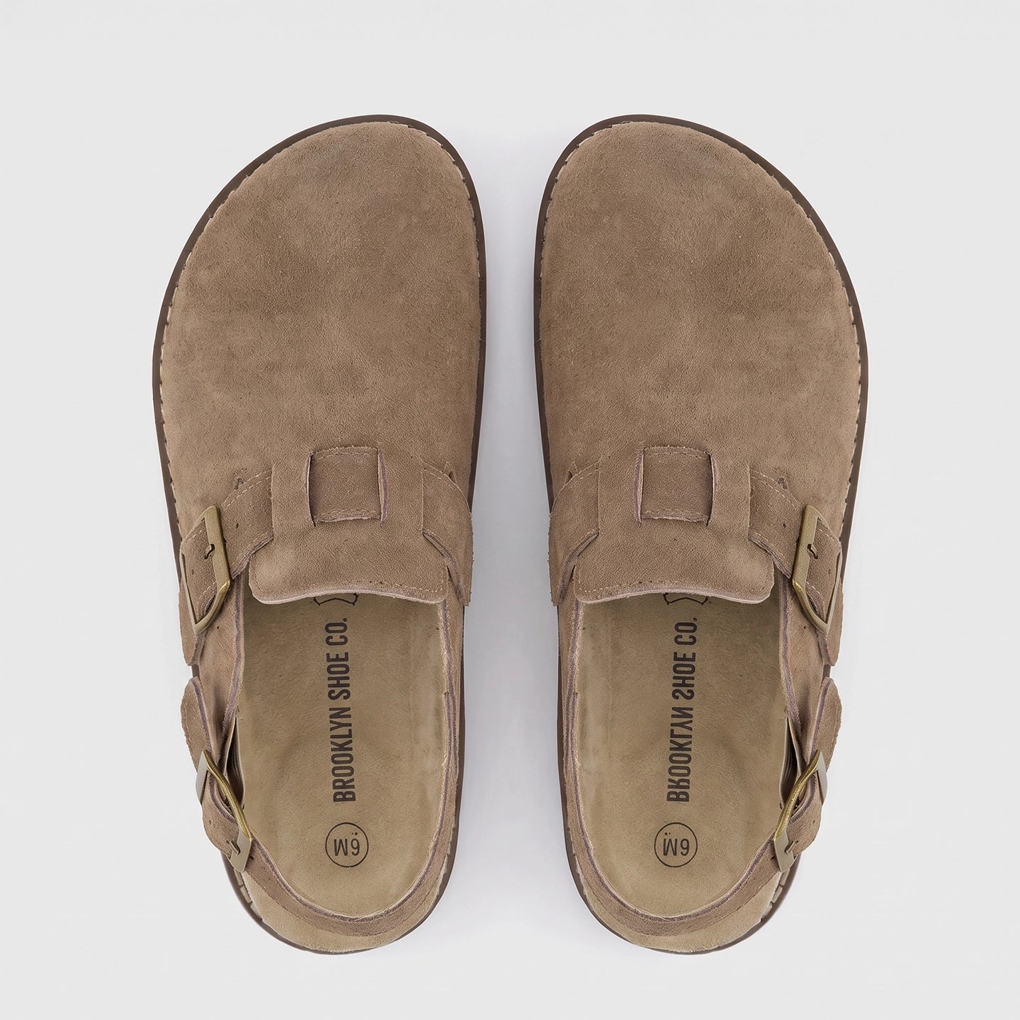 Brooklyn Suede Slingback Clogs